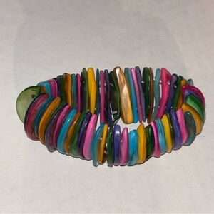 Multicolor Shell Bracelet